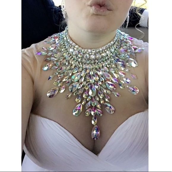 Blush | White Formal Dress - Picture 2 of 5